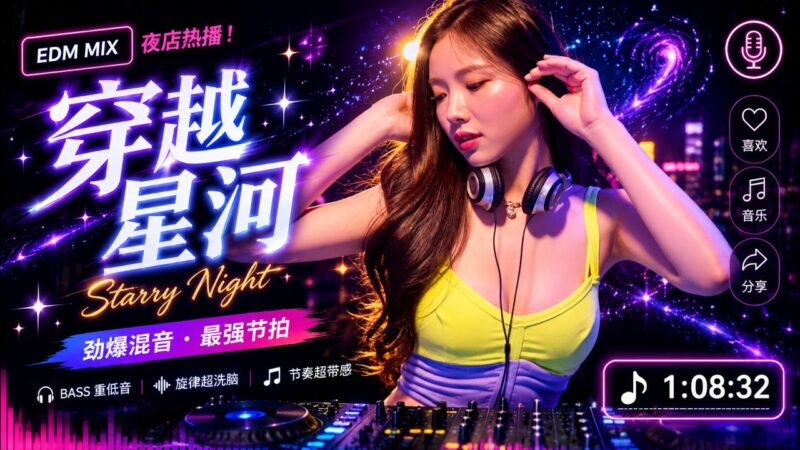 最火歌曲DJRemix 《穿越星河》✨ Chinese DJ Remix 2026 | 中文DJ舞曲 | 华语Remix | 超好听中文电音 | 抖音热门歌曲 高清音质🚗 Melodic Trance 超重低音DJ 2026