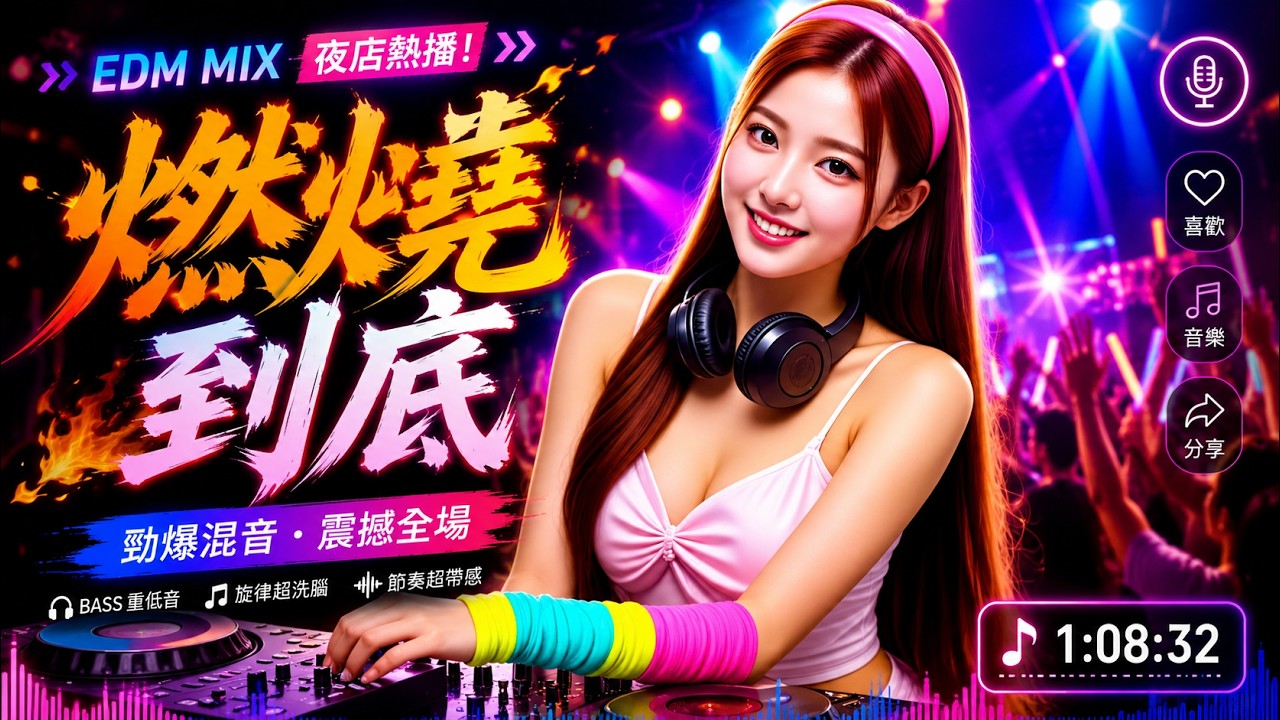 最火歌曲DJRemix 《燃燒到底》【動態歌詞 / Lyrics Video】2026抖音熱門中文DJ串燒 🚗 全網爆紅中文Remix 🔥 2026最新抖音神曲 × 車載DJ × 夜店電音 Nonstop Mix
