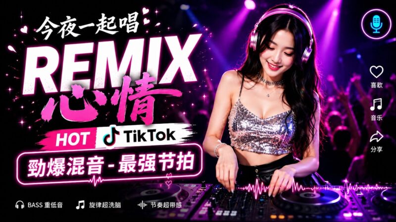 最火歌曲DJRemix 《今夜一起唱》【動態歌詞 / Lyrics Video】Chinese Songs 2026 🔥 華語DJ 抖音熱門混音, 無損音質, 一路狂飆 夜店炸翻全場 🔊