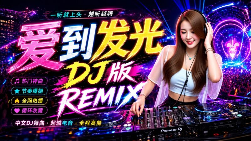 最火歌曲DJRemix 爱到发光【動態歌詞 / Lyrics Video】Chinese Songs 2026 🔥 華語DJ 抖音熱門混音, 無損音質, 一路狂飆 夜店炸翻全場 🔊 抖音爆款洗脑神曲Remix