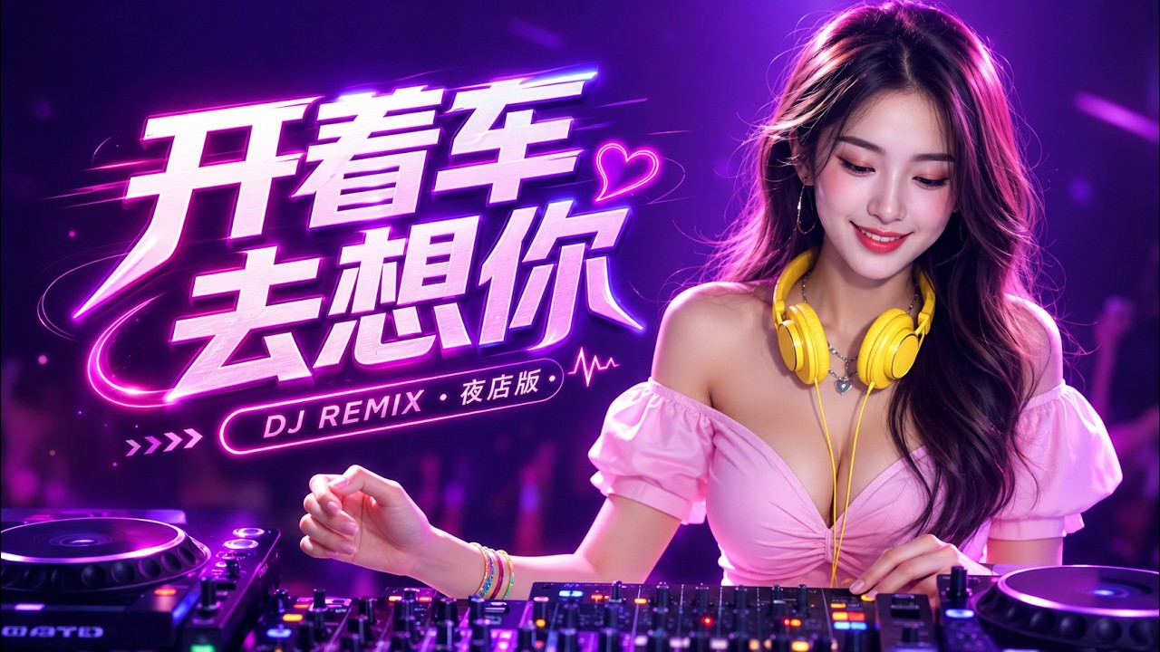 最火歌曲DJRemix 🌙《开着车去想你》｜2026最火夜驾必听华语情歌｜一路开车一路想念｜深夜公路治愈神曲｜车载高音质HIFI｜无损音质｜动态歌词完整版🚗💔✨