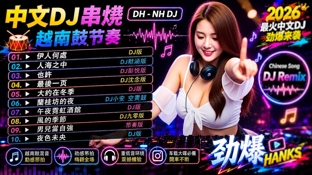 最火歌曲DJRemix 2026夜店舞曲 – 最新最火DJ抖音版2026【全中文dj舞曲】TIK TOK抖音音樂熱門歌單 – 2026/9月最火的歌曲排行榜 抖音【DJ抖音 TikTok】Chinese Dj Remix