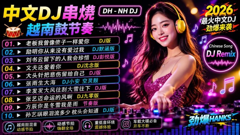 最火歌曲DJRemix 怀旧经典中文歌DJ版🎶REMIX🎹越南鼓节奏 || 国语歌DJ版🎶烟嗓激情演唱【一千零一夜】【我很丑，可是我很温柔】【别问我是谁】【有一种爱叫做放手】【爱情鸟】Chinese Song DjRemix